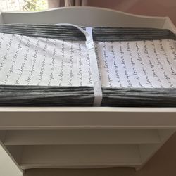 Baby Crib And Changing Table