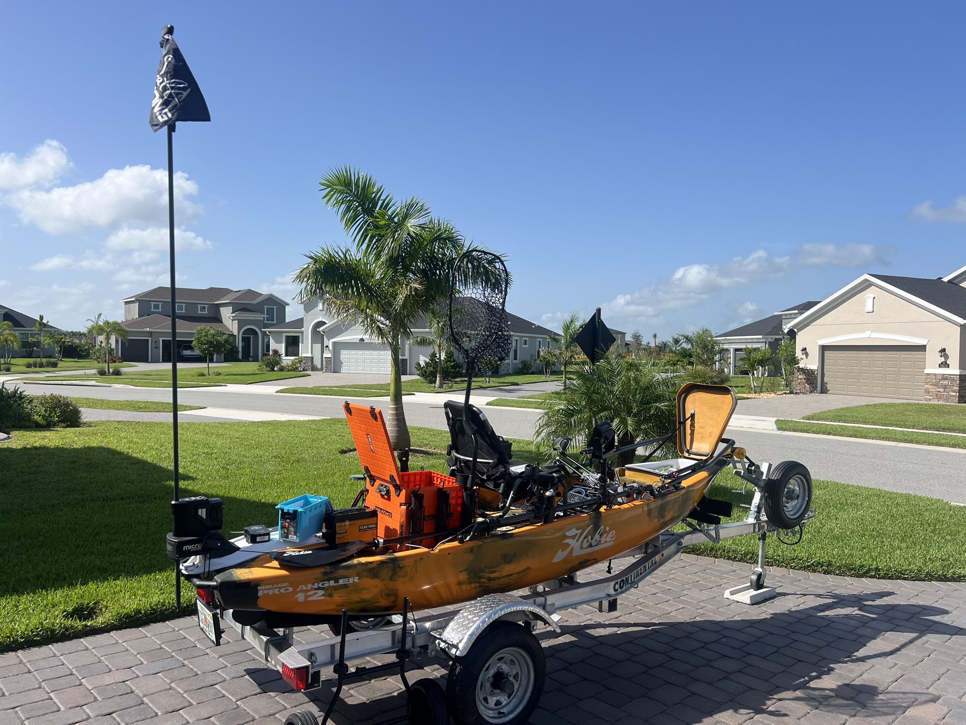 2023 Hobie Pro Angler 12 Kayak With Aluminum Trailer