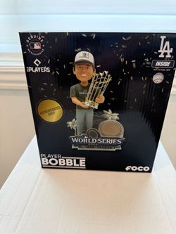Shohei Ohtani 2024  Dodgers World Series Champions Bobblehead w/ MLB Authenticated Dirt vs Yankees