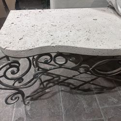 Stone Console/Sofa Table