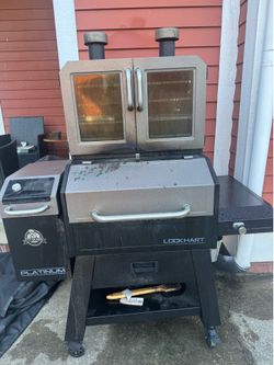 Pit boss Lockhart platinum combo grill and smoker