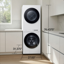 Samsung Front Load Washer and Gas Dryer Set Like New Condition - Lawrenceville, GA