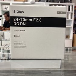 Sigma 24-70mm F2.8 Lens For Sony