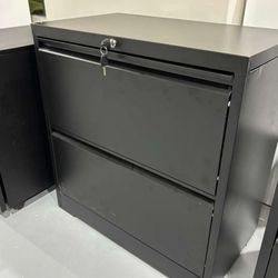 M-New 2 Drawer Lateral File Cabinet with Lock, 26.77“W File Cabinets for Home Office Legal/Letter A4 Size, File Cabinet Storage Cabinet,Require Assemb