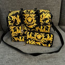 Versace Bag & Long Zip Wallet