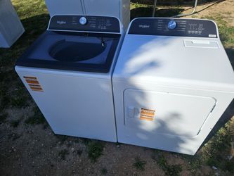 Gas was and dryer. Set