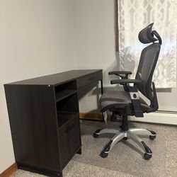 Desk, Chair And Mat