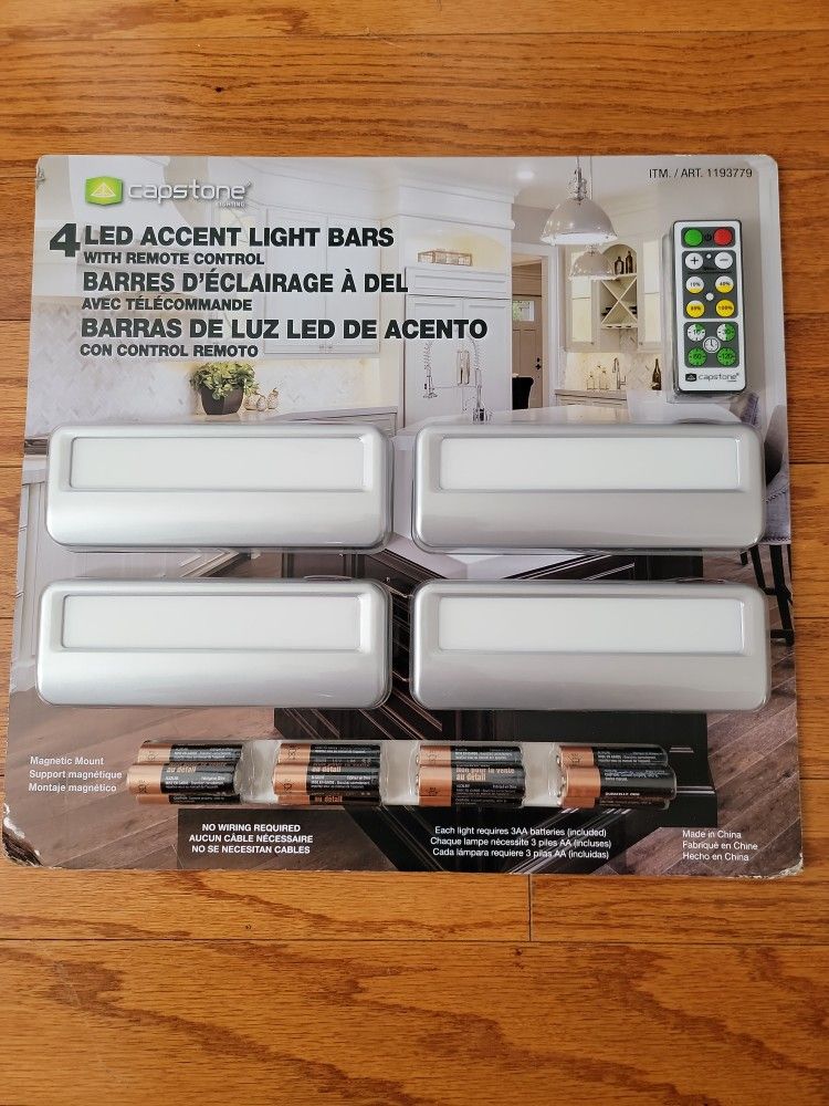 Capstone Lighting 4 LED light Bars With Remote