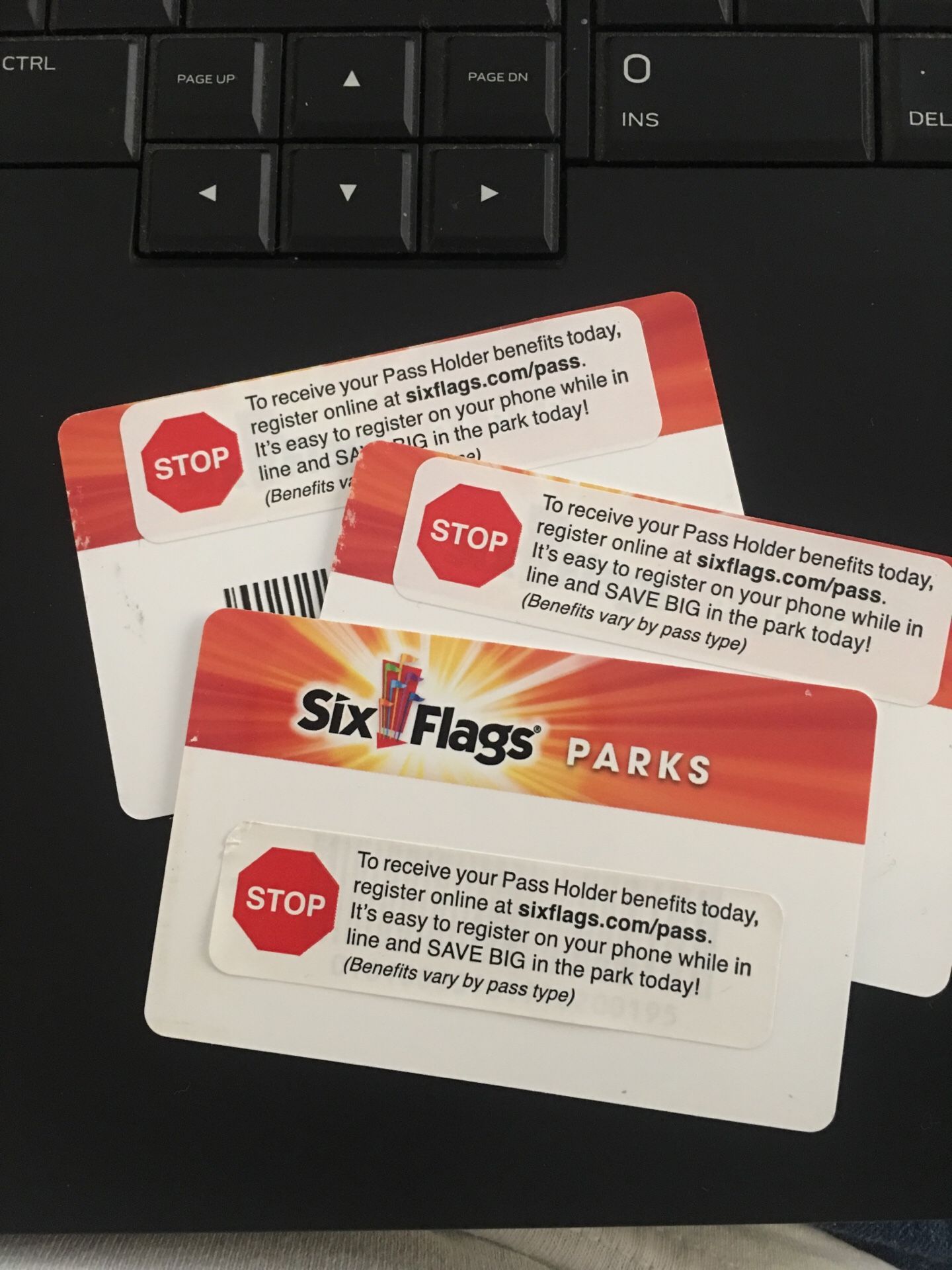 Six Flags gold combo season pass & take a friend free