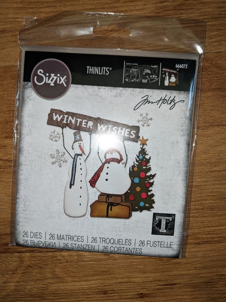 Sizzix Twig And Stump Die 666072 New