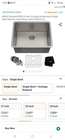 KRAUS 23-Inch Undermount Sink
