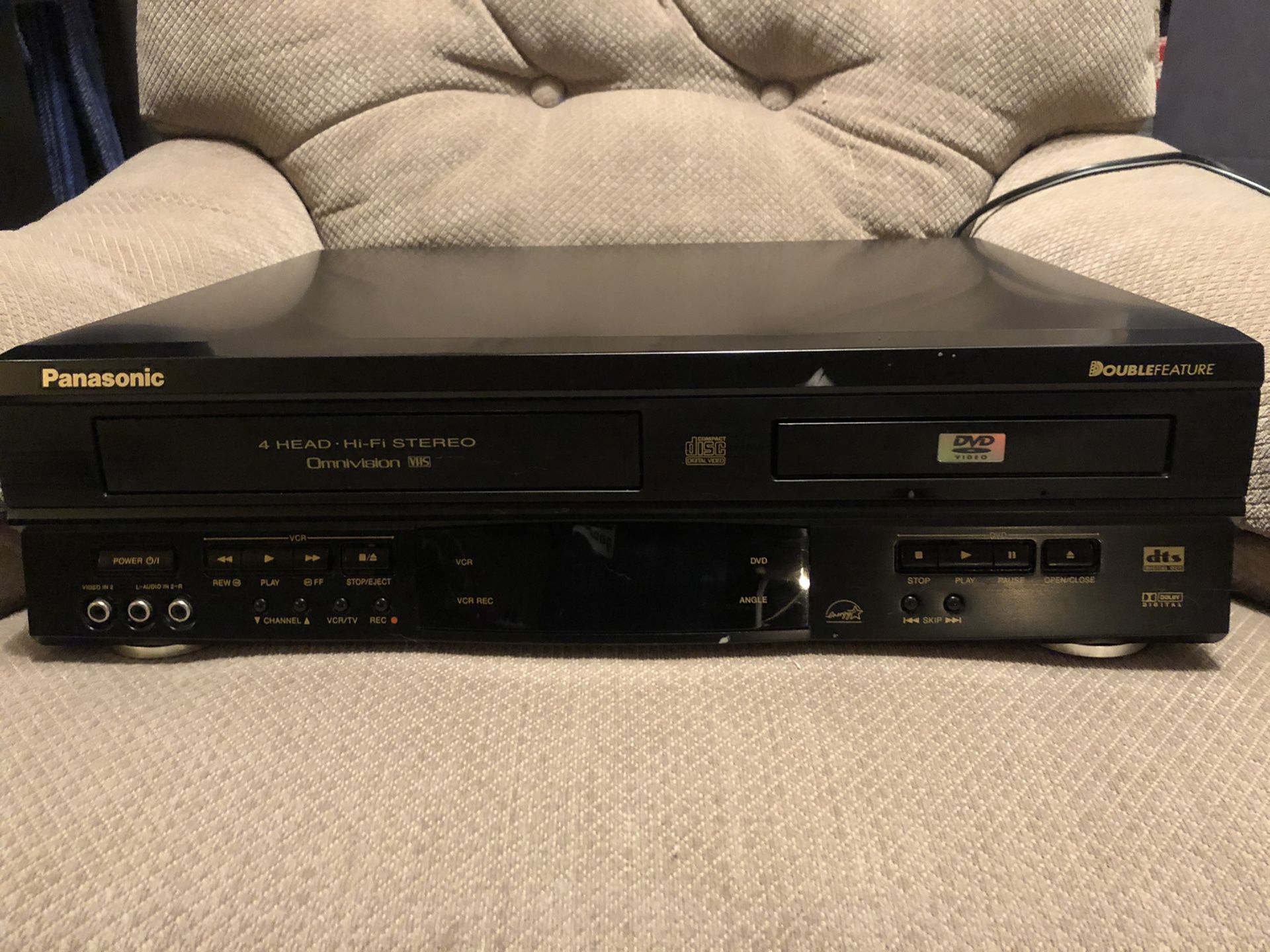 Panasonic VCR/DVD combo