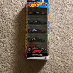 Hot Wheels 5 Pack Of Formula 1