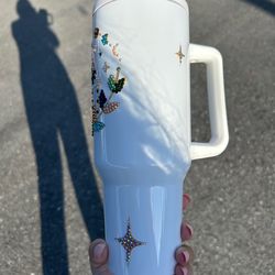 Evil eye tumbler