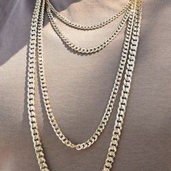14k BRASS CUBAN CHAIN