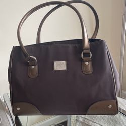 Liz Claiborne  NYLON Brown Tote Bag 