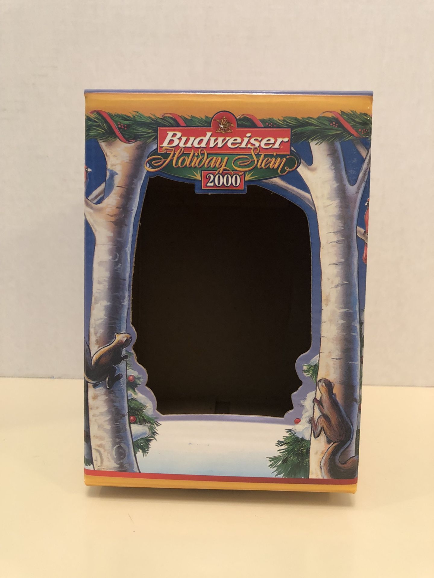 Budweiser 2000 Holiday Stein Box "Holiday In The Mountains"