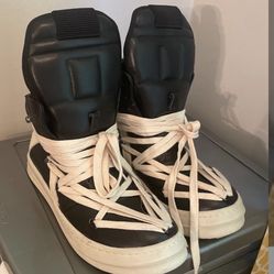 Rick Owens Geobasket Drkshdw Size 9 Good Condition