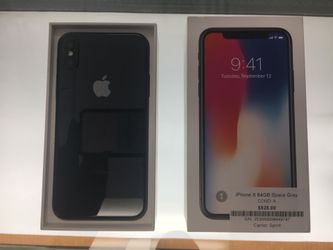 In box Apple iPhone X 64GB Sprint