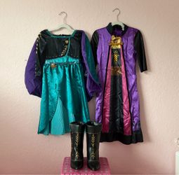 Disney Frozen 2 Costume Bundle – 2 disfraces de Anna + botas – $65