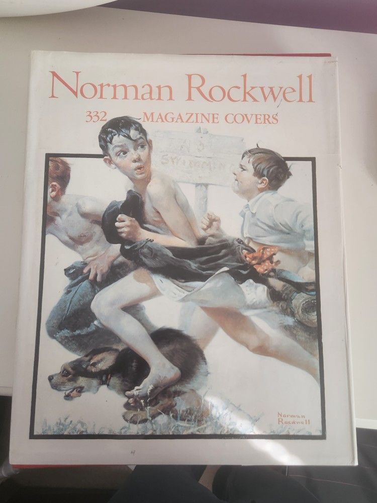 Massive Hard Cover Coffee Table Book: Norman Rockwell 332 Magazine Covers