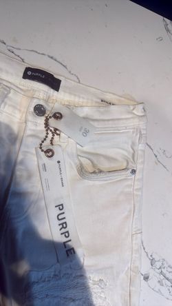 Purple jeans
