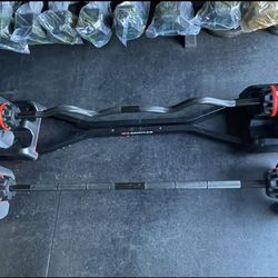 BowFlex SelectTech 2080 Barbell and Curl Bar…. Home Gym Fitness… $375 Price Is Firm!!!