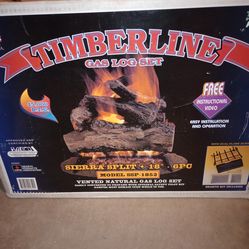 Timberline gas log set