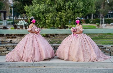 ✨ MODA 2000 Quinceañera / Sweet 16 Gown Rose Gold - Size 4 & 6 - $600 each