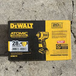new dewalt 20v atomic impact wrench.tool only