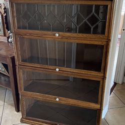 Book Shelf, Lawyer’s Bookcase with Beveled Glass