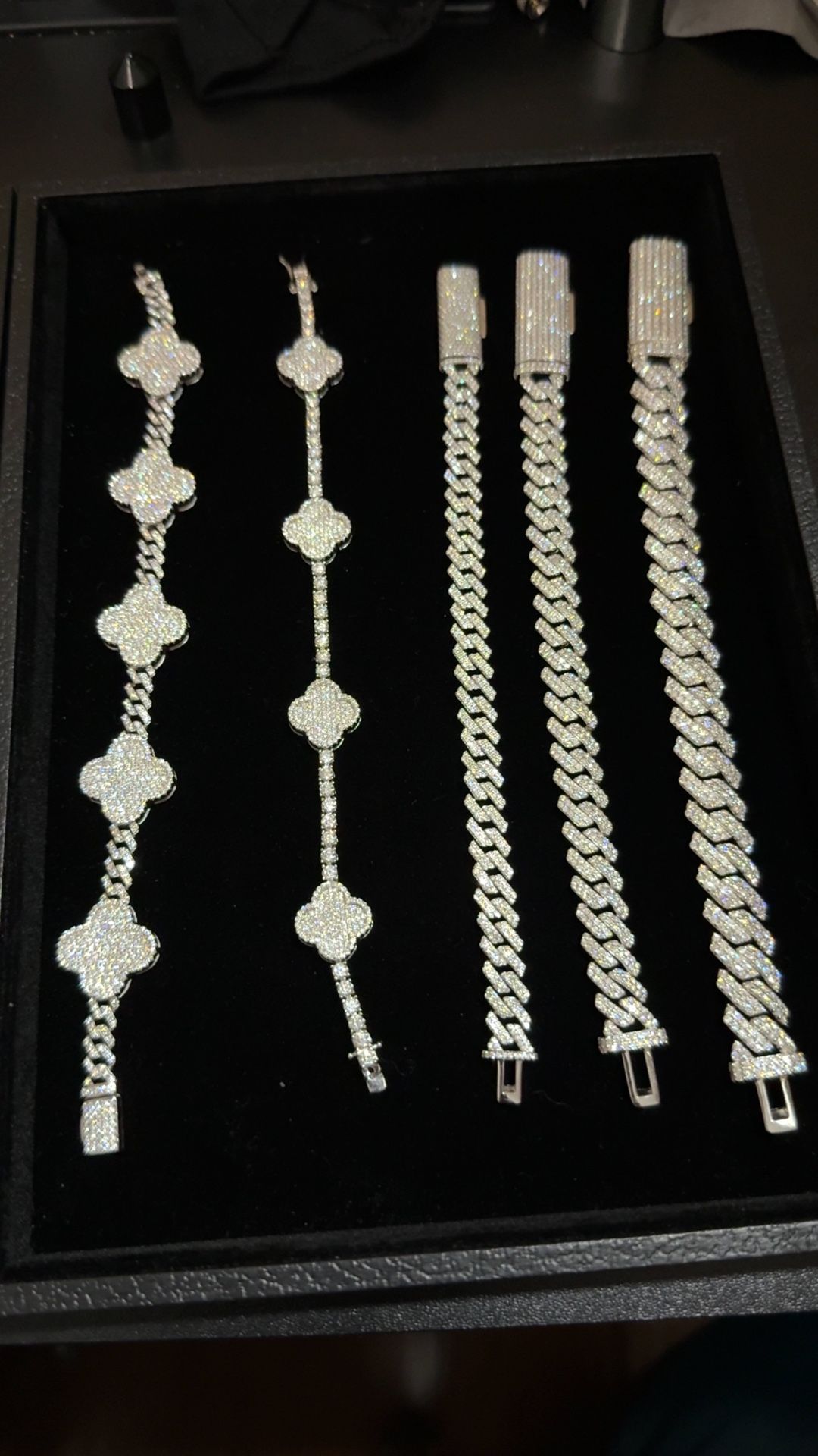 Vvs Moissanite 925 Silver Bracelets