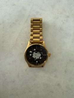Men's NIXON x Disney Gold Sentry SS Watch Fight Cloud Dust Up - 90th Anniversary