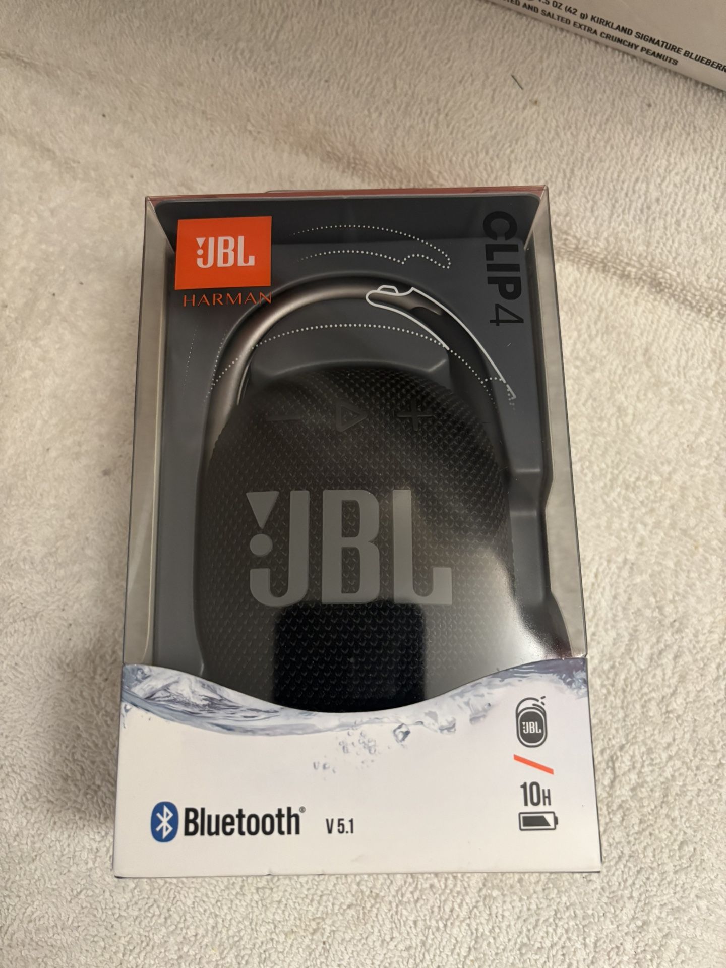 NEW JBL Clip 4 Portable Bluetooth Speaker - Black