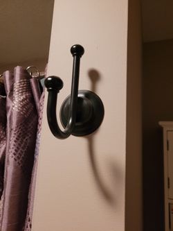 Robe Hook & Towel Rack & Door Pulls Brushed Bronze