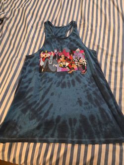 Disney Villains Tie-Dye Racerback Tank Top size medium