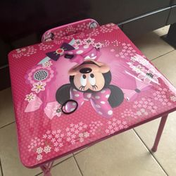 Minnie Mouse Table And Chair Set 