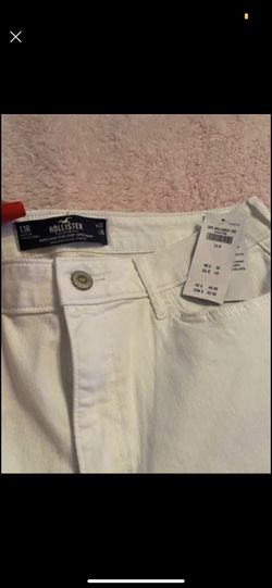 NWT WHITE HOLLISTER JEANS SZ 13