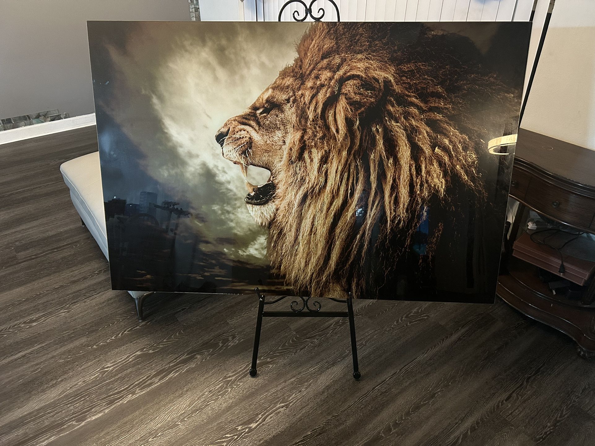 5x4 Large Lion Picture