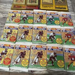 Unopened Football And Basketball And Baseball  Cards  