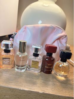 Victoria’s Secret Mini Perfume Set + Pink Cosmetic Bag