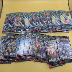 Pokémon JT/ Stellar Crown Booster Packs