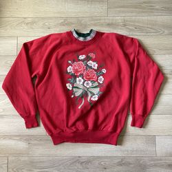 Vintage 90’s Morning Sun Floral Crewneck