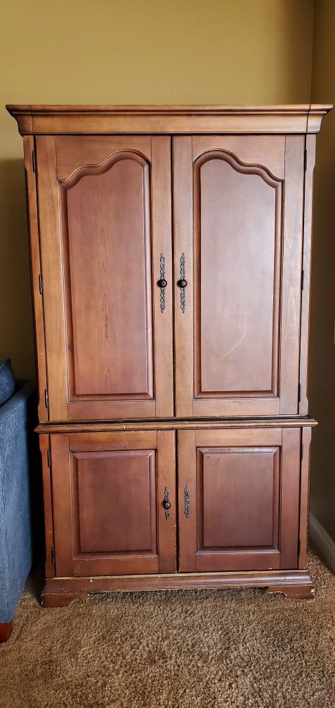 Aspen Furniture - Computer Armoire Top & Base