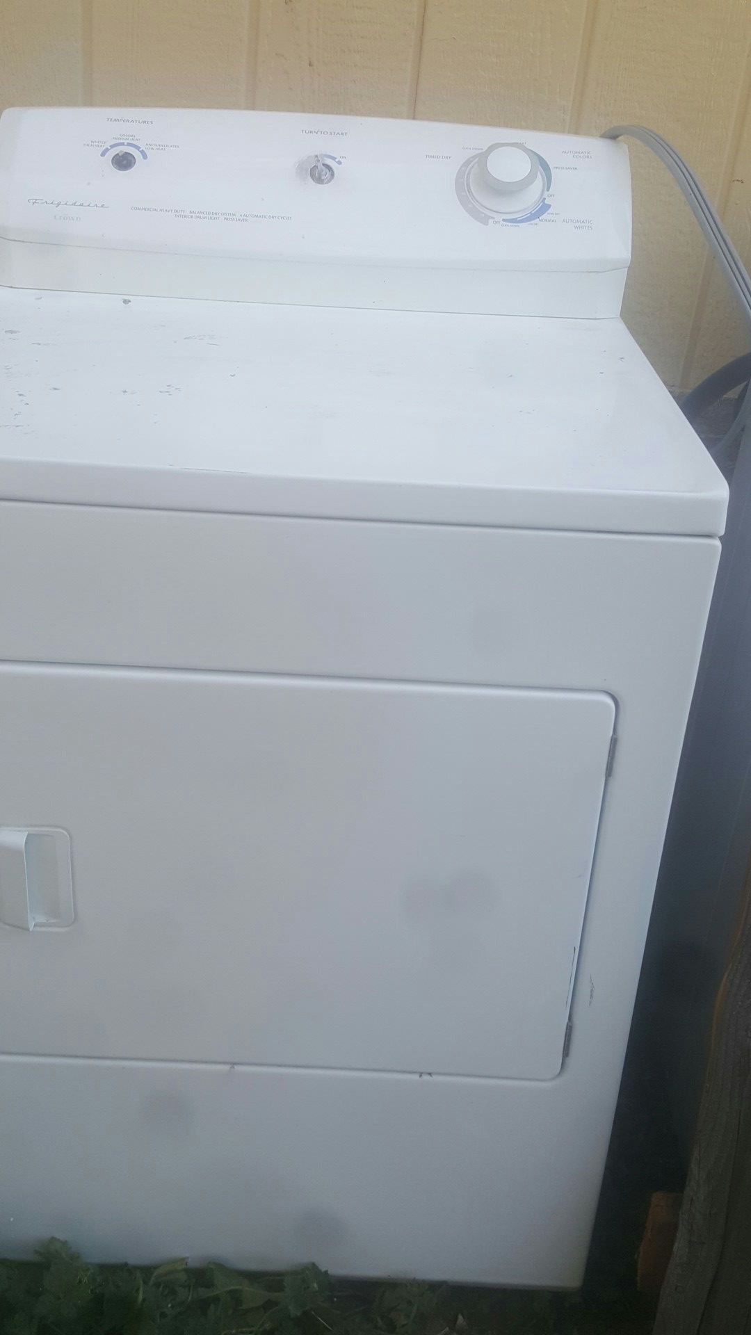 Frigidaire dryer crown model commercial heavy-duty