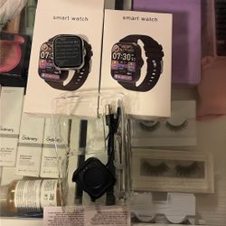 Grey Smart Watch Compatible With iPhone And Android 