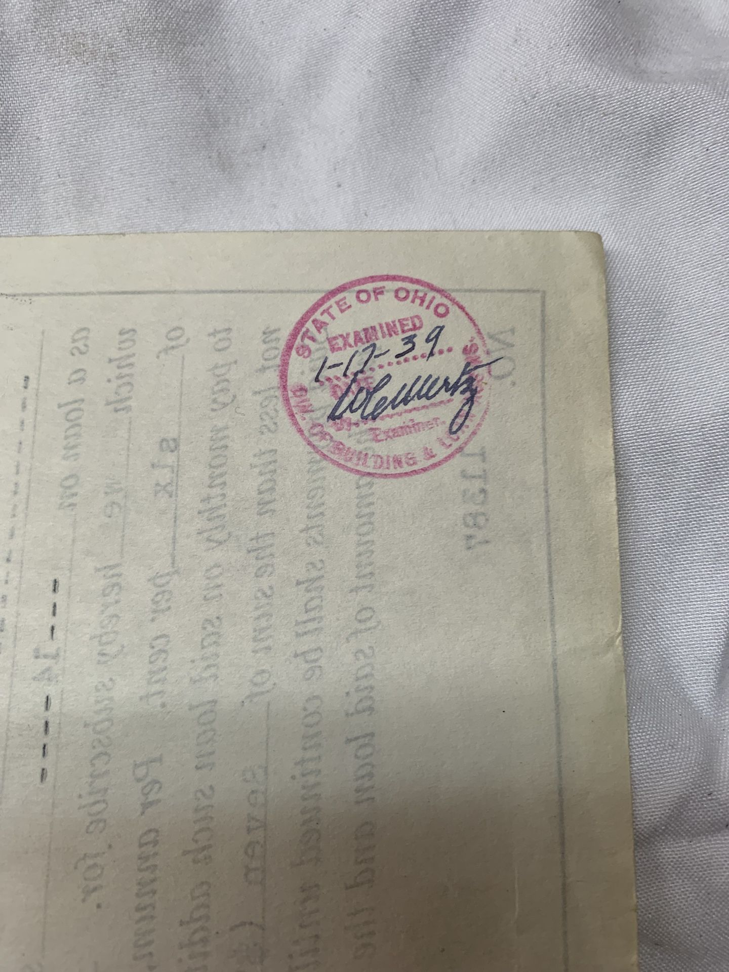 1938 Capital Stock/Loan Certificate