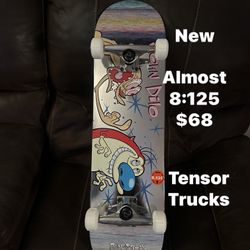 Skateboard Almost 8:125 $68. Tensor Trucks 