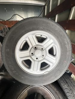 Weekend PRICE DROP !! 2 Goodyear 225/75/16 ST Tires & free JEEP Wheels 225/75/16" OBO.