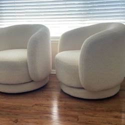 Ellie swivel chairs from Dania